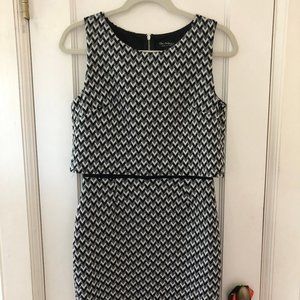 Miss Selfridge Fitted Patterned Dress